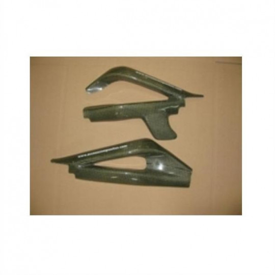 Protection de bras oscillant carbone-kevlar Access Composites Triumph Daytona 675 et R 2006-2012 