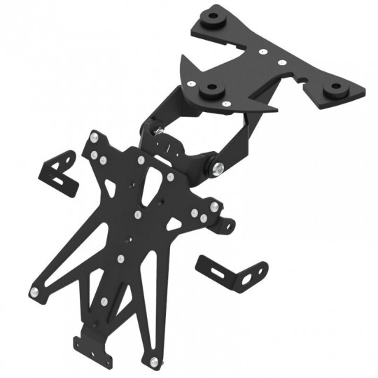 Support de plaque réglable Lightech BMW R Nine-T Scrambler / Urban / Racer / Pure 16-19 (sans éclairage de plaque)