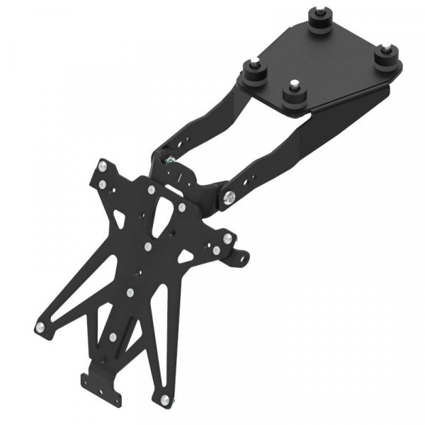 Support de plaque réglable Lightech - Ducati Monster 797/1200 17-19 / Supersport 939 17-20 (sans éclairage de plaque)