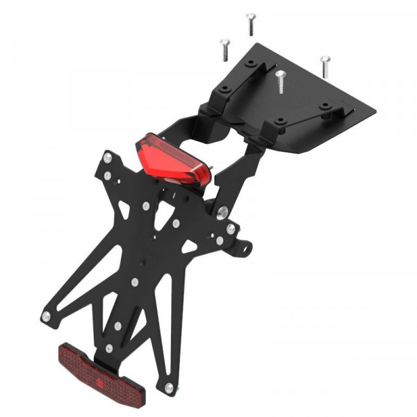 Support de plaque réglable Lightech - Honda NC 700/750 12-15 (sans éclairage de plaque)
