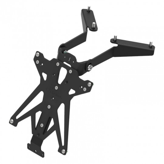 Support de plaque réglable Lightech Yamaha Yamaha T - MAX 530 12-16 (sans éclairage de plaque)