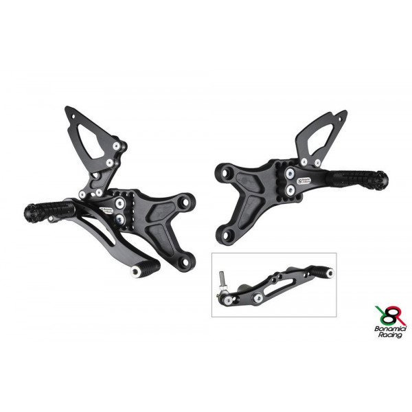 Commandes reculées Bonamici Triumph  Daytona 675/675 Street Triple 06-12