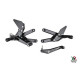 Commandes reculées Bonamici Triumph Daytona 675 et R 13-17 avec shifter en inversées
