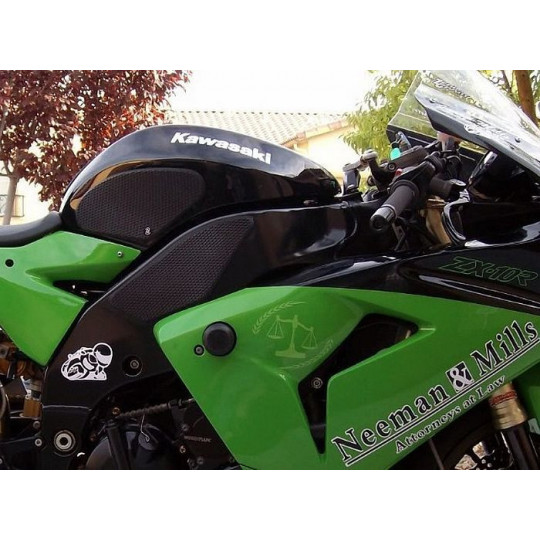 Grip de réservoir Racing Techspec - Kawasaki ZX10R 04-07 