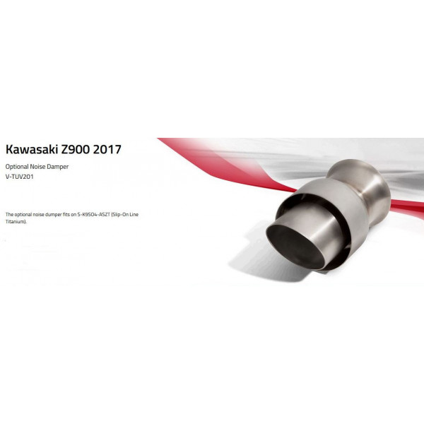 Réducteur de bruit / dB Killer Akrapovic Kawasaki Z 900 17-24/ZH2 20-24