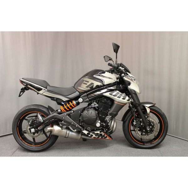 Kit déco route S2 Concept Kawasaki ER6 Crème / Orange