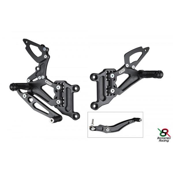 Commandes reculées Bonamici Yamaha R1 98-03