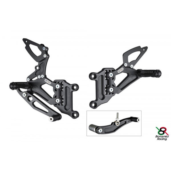 Commandes reculées Bonamici Yamaha R1 04-06