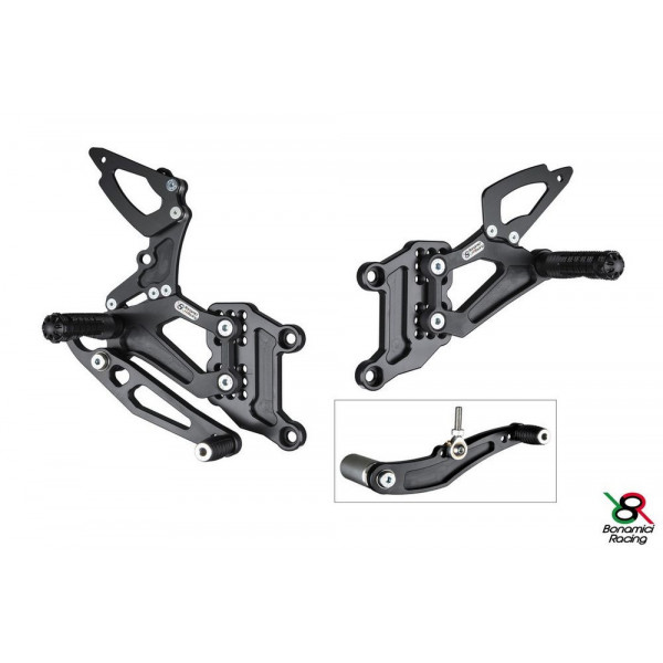 Commandes reculées Bonamici Yamaha R6 99-05