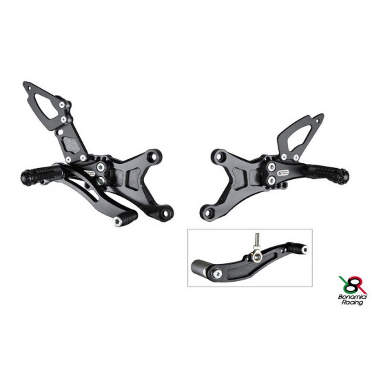 Commandes reculées Bonamici Yamaha R1 07-08
