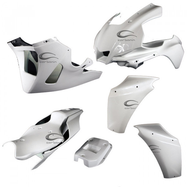Pack carénage poly piste Carbonin en Avio-fibre - Yamaha R1 20-21