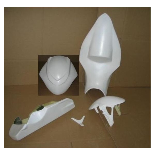 Carénage poly complet - Tête de fourche cup 3 Access Composites Yamaha FZ6 et Fazer 2004-2006 