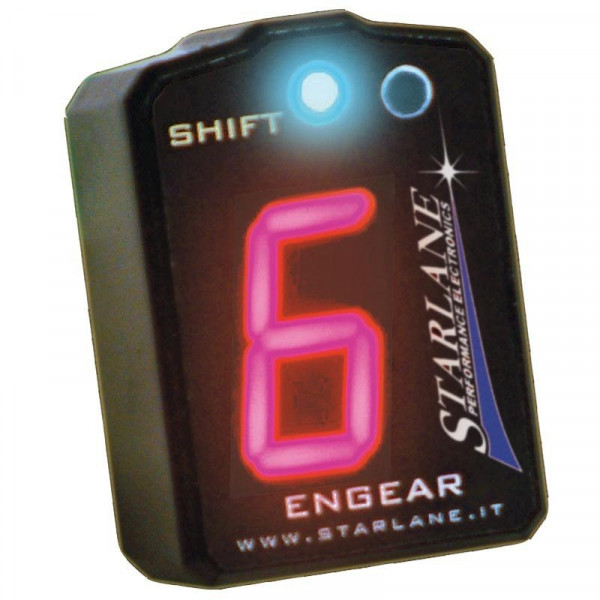 Indicateur de vitesse/rapport engagé avec shiftlight Starlane