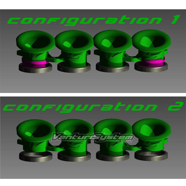Cornets Venturi Kawasaki ZX10R 11-15