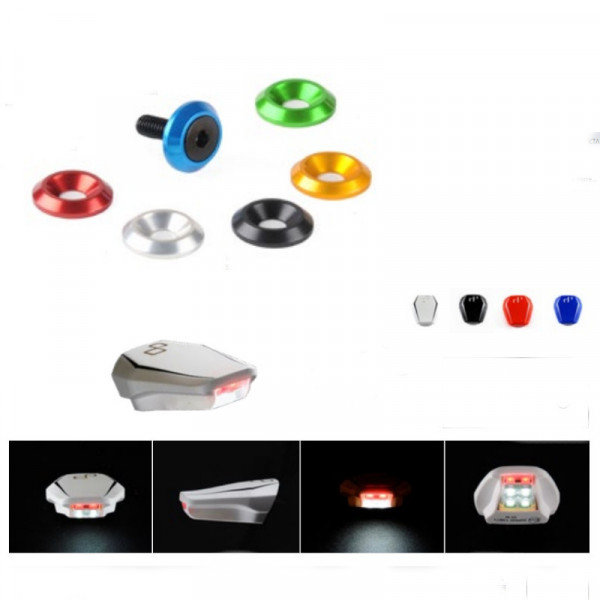 Support de plaque réglable Lightech BMW S1000 RR - 19-20 (avec éclairage de plaque)