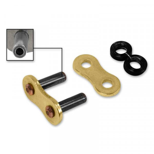 Maillon à riveter (creux) 520 UWR RK pour chaine racing de grand prix