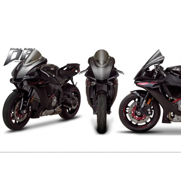 Bulle ZERO GRAVITY claire type racing double courbure - Yamaha R1 15-19