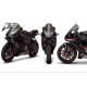 Bulle ZERO GRAVITY claire type racing double courbure - Yamaha R1 15-19