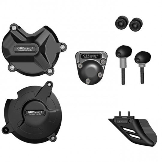 Kit de protection GB Racing BMW S1000 RR 17-18 Kit complet + tampons Race