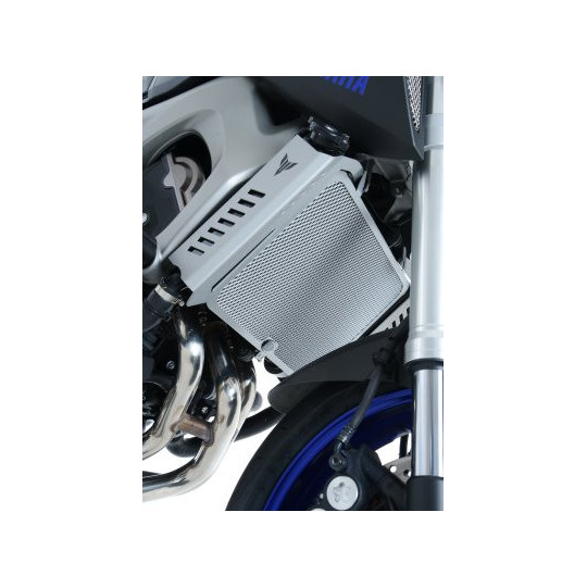 Grille de radiateur R&G alu couleur Titane - Yamaha MT09 13-20 et SP 18-20