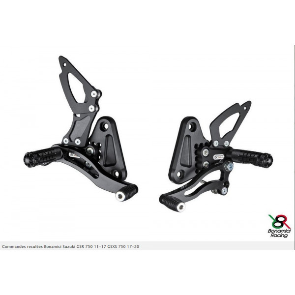 Commandes reculées Bonamici - Suzuki GSR 750 11-19 / GSXS 750 15-21