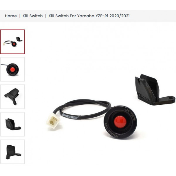 Contacteur racing Kill Switch Jetprime BMW S1000XR 15-19/S1000RR 15-22