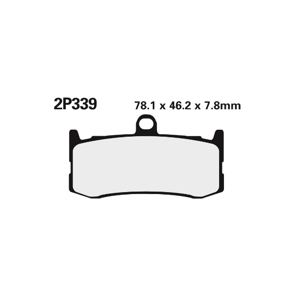 Plaquettes de frein avant ST Nissin - Triumph Daytona 675 09-17