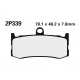 Plaquettes de frein avant ST Nissin - Triumph Daytona 675 09-17