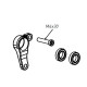 Renfort/support d'arbre de sélection Bonamici TH06 Triumph Street Triple 765 S, R et RS 2017-2021