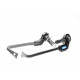 Protections levier de frein et embrayage racing en aluminium anodisé noir PP Tuning - Ajustables