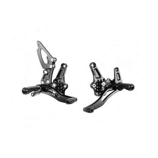 Commandes reculées Bonamici Triumph Speed Triple 1050 et R 11-18 avec shifter en inversées