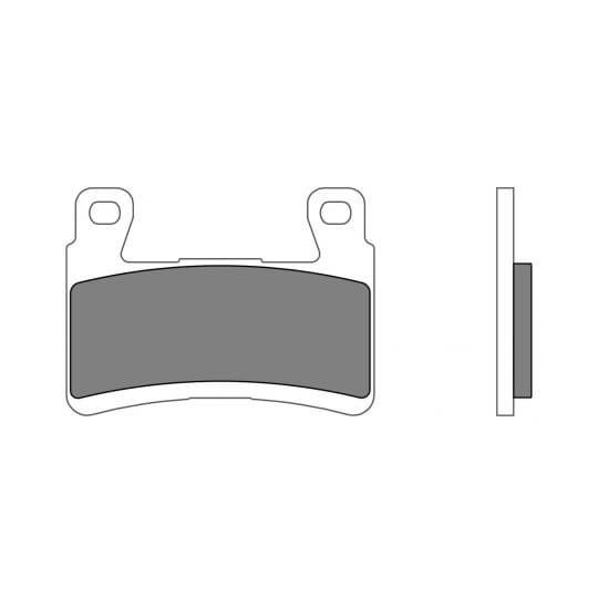 Plaquettes de frein Brembo SR Kawasaki ZX6R 636 et ABS 13-18