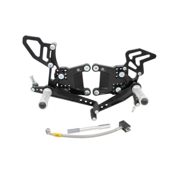 Commandes reculées PP Tuning Kawasaki ZX10R 16-23