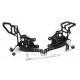 Commandes reculées PP Tuning Suzuki GSXR 1000 07-08