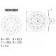 Disque de frein avant Série ORO Brembo Triumph Street Triple 765 17-22