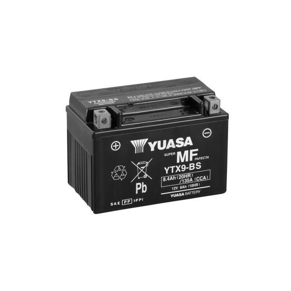 Batterie YUASA Triumph Street Triple 765 17-22 (YTX9-BS)