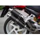 Silencieux SPARK Ducati MONSTER S2R 800 07-13 modèle Rond finition Carbone Position latérale
