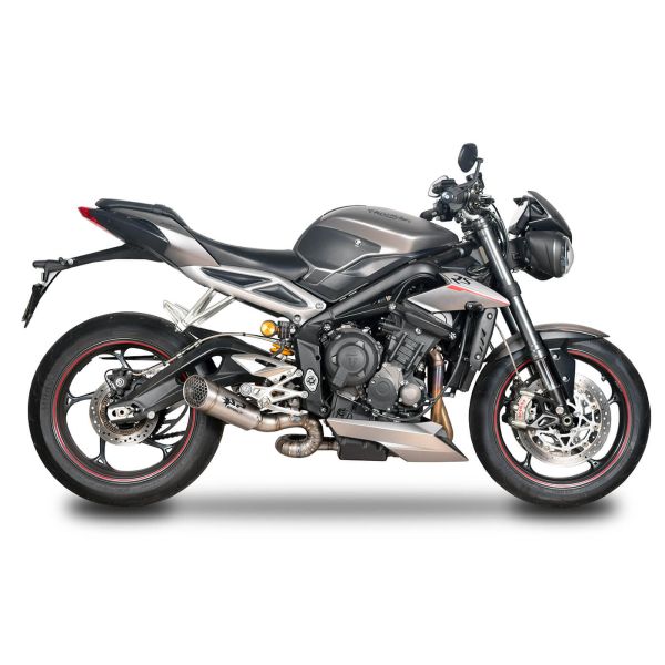 Demi ligne titane SPARK Triumph Street Triple 765 S-R-RS 17-22 Silencieux Titane racing Grid-O