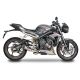 Demi ligne titane SPARK Triumph Street Triple 765 S-R-RS 17-22 Silencieux Titane racing Grid-O