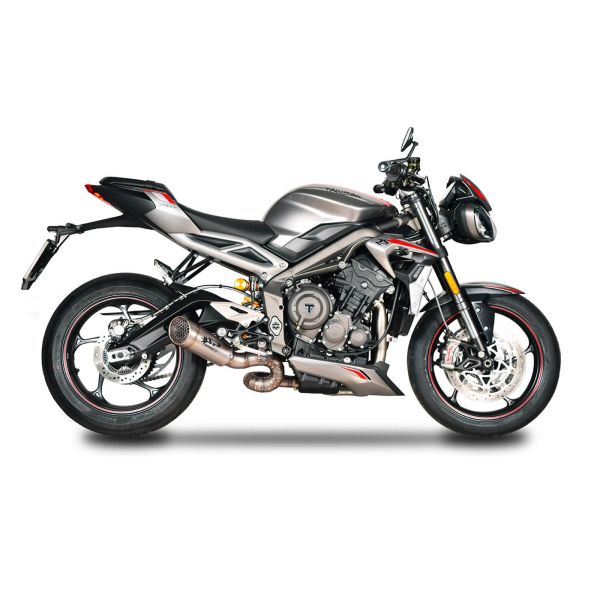 Demi ligne titane SPARK Triumph Street Triple 765 S-R-RS 17-22 Silencieux Titane racing Grid-O