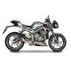 Demi ligne titane SPARK Triumph Street Triple 765 S-R-RS 17-22 Silencieux Titane racing Grid-O