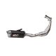 Ligne complète Racing Spark Yamaha  MT09 14-20 collecteur catalysé Inox - silencieux Force finition carbone - montage origine 