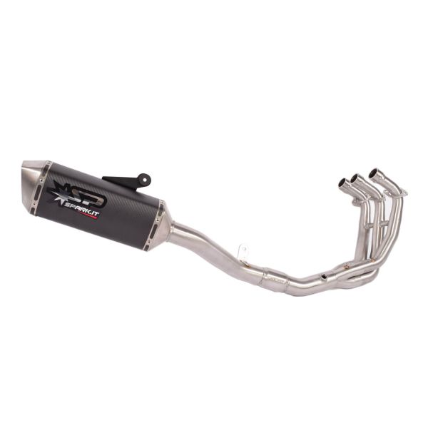 Ligne complète Force Racing MT09 et SP Ligne complète Spark - Inox / Carbone passage haut - MT09 13-20