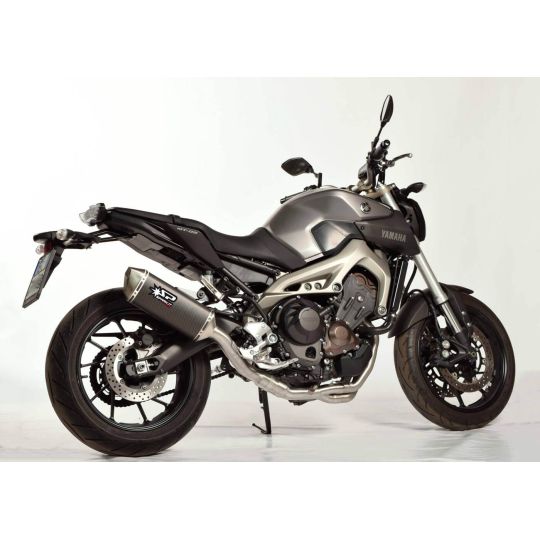 Ligne complète Force Racing MT09 et SP Ligne complète Spark - Inox / Dark Style passage haut - MT09 13-20