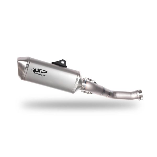 Echappement au détail SPARK Kawasaki ZX10R 16-18 Demi-ligne : Modèle Force raccord titane silencieux 102DB