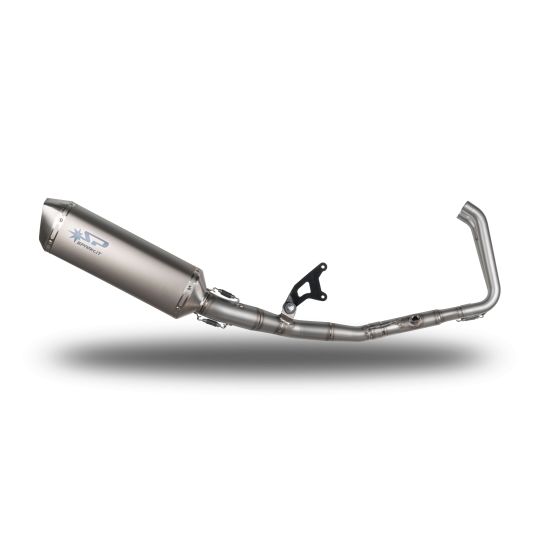Ligne complète Racing Spark Kawasaki NINJA 400 18-19 Collecteur Inox - Silencieux Force Titane