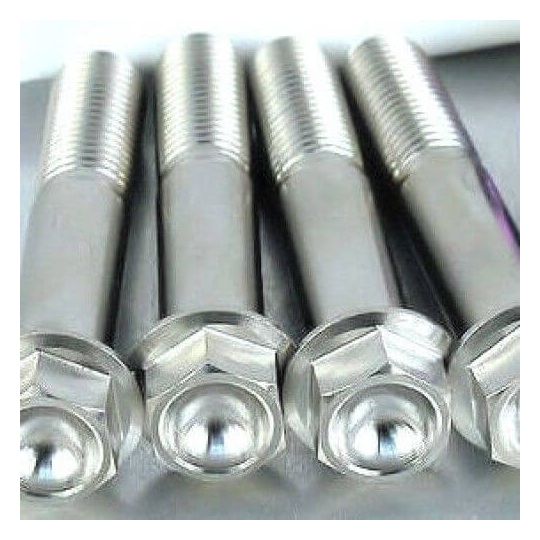 Vis d'étriers de frein avant Pro Bolt non percées - Honda CB 1000 R 08-16 Titane tête héxagonale
