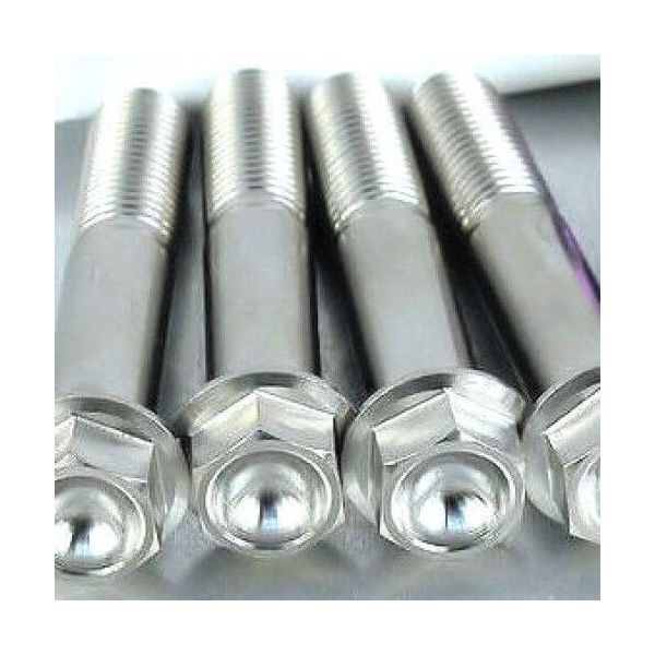 Vis d'étriers de frein avant Pro Bolt non percées - Honda CB 1000 R 08-16 Titane tête héxagonale