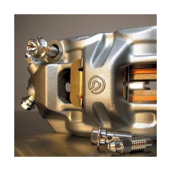 Vis d'étriers de frein avant radiaux - Pro Bolt non percées - Honda CBR 600 RR 05-15 Inox tête héxagonale