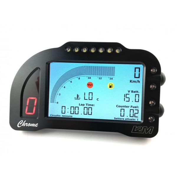 Tableau de bord et chronomètre I2M CHROME LITE